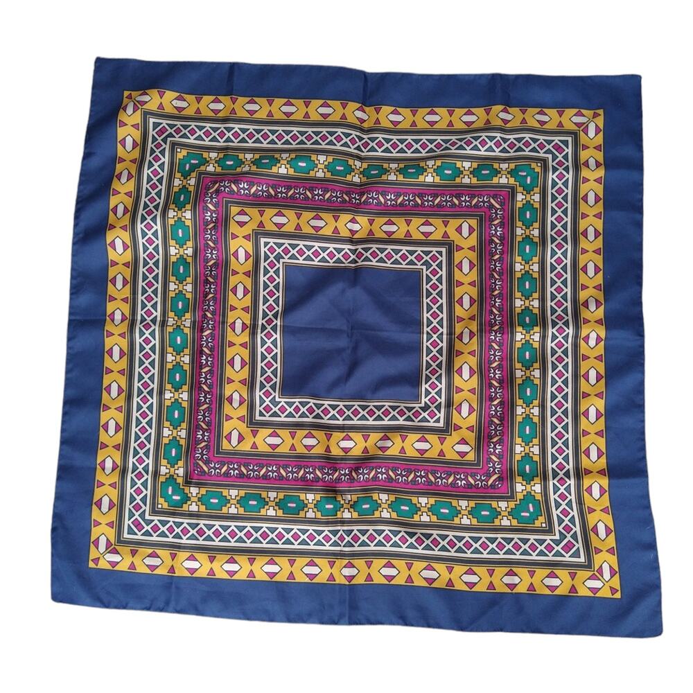 90's Vintage Southwestern Scarf Totes Square Triangles